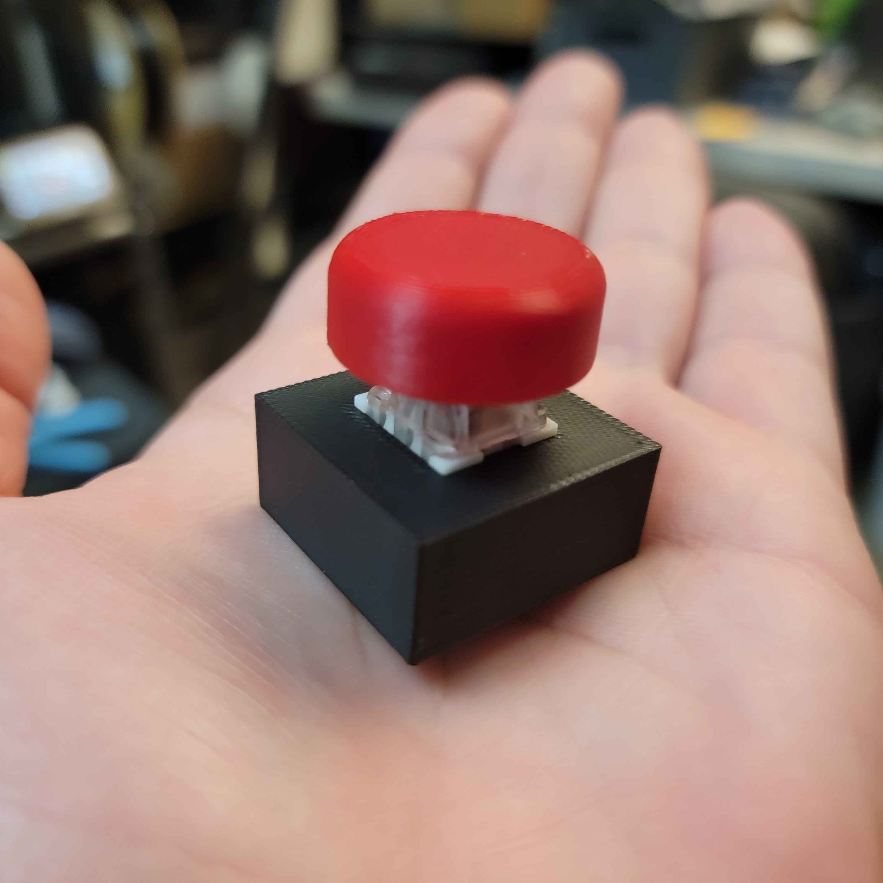 Red Button Clicker Fidget Toy