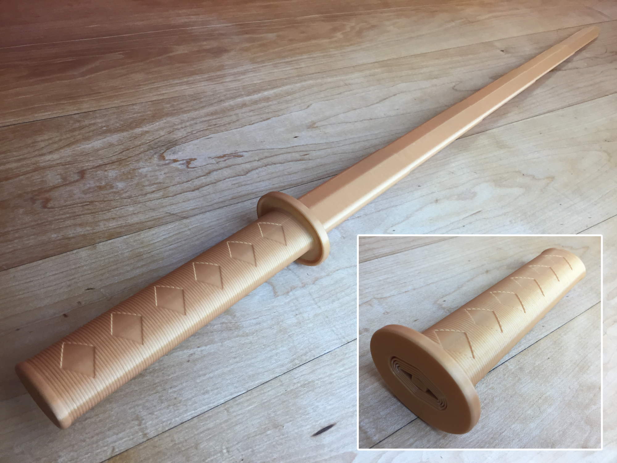 Collapsing katana (print in place)