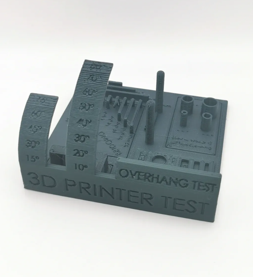 Complete 3D Printer test all in one (stress test, bed level test, retraction test, calibration test, tolerance test, support test)