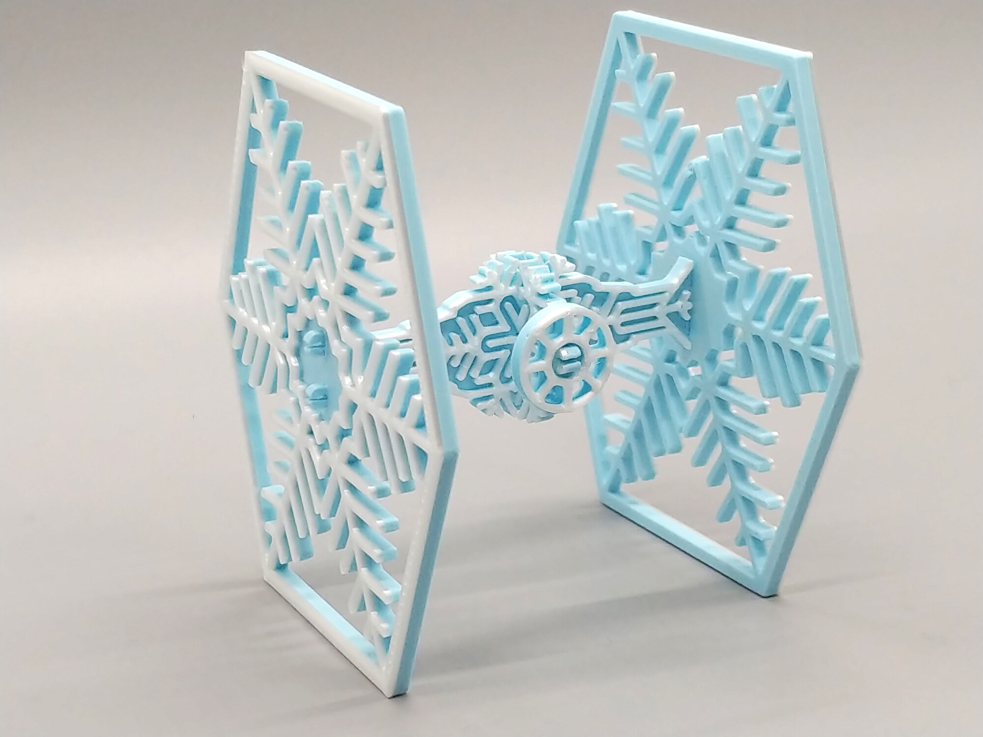 Snowflake TIE Fighter Kit Card Ornament