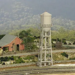 HO Scale Water Tower