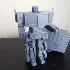 Transformable Optimus Prime (single print, no support material)
