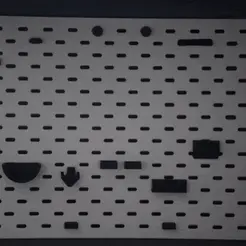 SKADIS Horizontal Pegboard Mounts