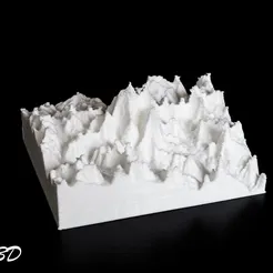3D Map - Everest, Himalayas