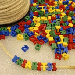 letter beads