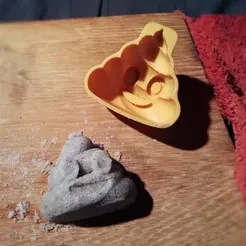 Pile of Poo Emoji cake / cookie / sand mold