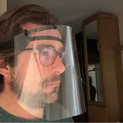 visor mask glasses
