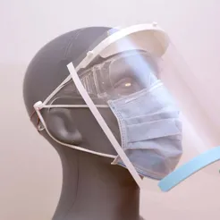 Visor Face Shield 3-Hole